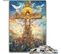 Puzzles 2000 Pieces for Adults Jesus Art Challenging To Complete But Fun And Humorous with Matching Poster And Trivia Sheet 70x100cm