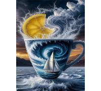 Puzzles 2000 Pieces for Adults jigsaw puzzles for adults 2000 Piece Educational Challenge Games Decoration puzzle - Cup Space Sailboat