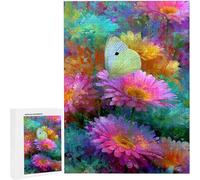 Puzzles 2000 Pieces for Adults jigsaw Puzzles for Adults 2000 Piece Jigsaw Challenging & Brainteasing Educationa Game for The Whole, jigsaw Puzle Theme: Flower Butterfly40 x 28 inches PjY1328 N-O