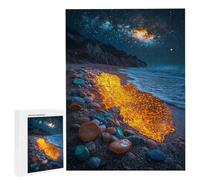 Puzzles 2000 Pieces for Adults jigsaw Puzzles for Adults 2000 Piece Puzzle Challenging & Brainteasing Educationa Game for The Whole Gifts for Men, jigsaw Puzzle Theme: (Starry Sky Beach) h-893