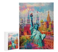 Puzzles 2000 Pieces for Adults jigsaw Puzzles for Adults 2000 Piece Puzzle Challenging & Brainteasing Educationa Game for The Whole Gifts for Men, jigsaw Puzzle Theme: (Statue Of Liberty) h-1037