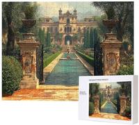 Puzzles 2000 Pieces for Adults jigsaw Puzzles for Adults 2000 Piece Pzzle Challenging & Brainteasing Educationa Game for The Whole Gifts for Men, jigsaw Pzzle Theme: black architecture PjY986 Q-B