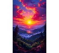 Puzzles 2000 Pieces for Adults Jungle Sunset, Puzzle Games for Adults, Educational Game Decompression, Puzzle for Adult 2000 Home Decors Family Challenge Toys for Men Women Elders Seniors