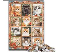 Puzzles 2000 Pieces for Adults Kitten Collage for And from 14 Years And over Hands-on Game Christmas Game Gifts 70x100cm