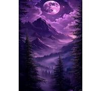 Puzzles 2000 Pieces for Adults Moon Mountain Jungle, Puzzle Games for Adults, Educational Game Decompression, Puzzle for Adult 2000 Home Decors Family Challenge Toys for Men Women Elders Seniors