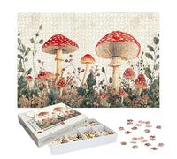 Puzzles 2000 Pieces for Adults, Mushroom Jigsaw Puzzles for Adults 2000, Wooden Puzzle with Exquisite Packaging Box, Weeds Jigsaws for Family Educational Games, Gifts for Women/Men, Home Decor, -8494