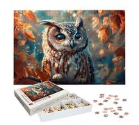 Puzzles 2000 Pieces for Adults, Owl Jigsaw Puzzles for Adults 2000, Wooden Puzzle with Exquisite Packaging Box, Autumn Jigsaws for Family Educational Games, Gifts for Women/Men, Home Decor, -8856