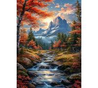 Puzzles 2000 Pieces for Adults River Jungle Mountain, Puzzle Games for Adults, Educational Game Decompression, Puzzle for Adult 2000 Home Decors Family Challenge Toys for Men Women Elders Seniors