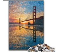 Puzzles 2000 Pieces for Adults San Francisco Bridge Stress Reliever Difficult Challenge Unique Home Decor And Gifts 70x100cm