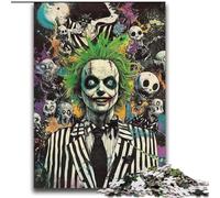 Puzzles 2000 Pieces for Adults Skeleton Clown Educational Family Game with Fully Interlocking Randomly Shaped Pieces 70x100cm