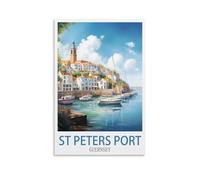 Puzzles 2000 Pieces for Adults，St Peters Port Guernsey Family Fun Jigsaws Puzzles 2000 Pieces for Adults Gifts 100x70cm