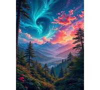 Puzzles 2000 Pieces for Adults Starry Jungle, Puzzle Games for Adults, Educational Game Decompression, Puzzle for Adult 2000 Home Decors Family Challenge Toys for Men Women Elders Seniors