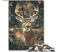 Puzzles 2000 Pieces for Teenagers Jungle Deer Decompressing Intellectual Educational Toy Perfect Decoration 70x100cm