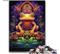 Puzzles 2000 Pieces for Teenagers Psychedelic Frog for And from 14 Years And over Hands-on Game Christmas Game Gifts 70x100cm