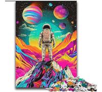 Puzzles 2000 Pieces for Teenagers Psychedelic Smoke Astronaut Educational Toys Unique Home Decor And Gifts for And Age 14 Years Up 70x100cm