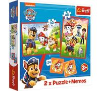 Puzzles - "2in1 + memos" - PAW Patrol