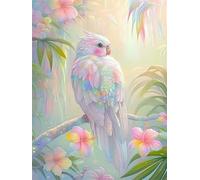 Puzzles 30 Pieces for Adults Colourful Jigsaw puzzles for adults, 30 Piece Challenging & Brainteasing Jigsaws Beautiful Decoration Puzzle, Theme:Colorful Parrot