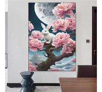 Puzzles 300 Pieces for Adults, Flower Rabbit Jigsaw Puzzle for Adult, Challenging & Brainteasing puzzle Games, jigsaw puzzles for adults 300 for Home Decor Gifts 15 x 10.2 inch