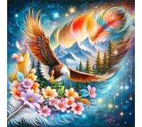 Puzzles 300 pieces for Adults jigsaw puzzles for adults 300 Piece Educational Challenge Puzzle for adults,Educational Games Decoration puzzle Flower Feather Eagle