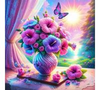 Puzzles 300 pieces for Adults jigsaw puzzles for adults 300 Piece Educational Challenge Puzzle for adults,Educational Games Decoration puzzle Lily Flower Butterfly