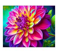 Puzzles 300 Pieces for Adults, Purple Daisy Flower Jigsaw Puzzle for Adult, Challenging & Brainteasing puzzle Games, jigsaw puzzles for adults 300 for Home Decor Gifts 15 x 10.2 inch