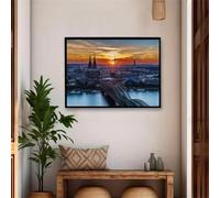 Puzzles 300 Pieces for Adults, Sunrise City Landscape Jigsaw Puzzle for Adult, Challenging & Brainteasing puzzle Games, jigsaw puzzles for adults 300 for Home Decor Gifts 15 x 10.2 inch