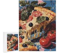 Puzzles 3000 Pieces for Adults jigsaw Puzzles for Adults 3000 Piece Jigsaw Challenging & Brainteasing Educationa Game for The Whole, jigsaw Puzle Theme: Vegetable Pizza122x80cm PjY402 5-1