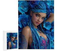 Puzzles 3000 Pieces for Adults jigsaw Puzzles for Adults 3000 Piece Jigsaw Challenging & Brainteasing Educationa Game for The Whole, jigsaw Puzle Theme: Woman Flower122 x 80cm PjY9600 U-Z