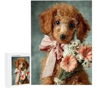 Puzzles 3000 Pieces for Adults jigsaw Puzzles for Adults 3000 Piece Jigsaw Challenging & Brainteasing Educationa Game for The Whole Gifts for Men, jigsaw Puzle Theme: Dog Flower122 x 80cm PjY420 O-6