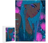 Puzzles 3000 Pieces for Adults jigsaw Puzzles for Adults 3000 Piece Jigsaw Challenging & Brainteasing Educationa Game for The Whole, jigsaw Puzle Theme: Woman Flower122 x 80cm PjY10680 K-K