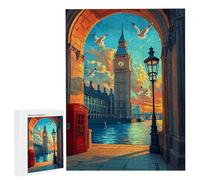 Puzzles 3000 Pieces for Adults jigsaw Puzzles for Adults 3000 Piece Puzzle Challenging & Brainteasing Educationa Game for The Whole Gifts for Men, jigsaw Puzzle Theme: (Street View Big Ben) h-474