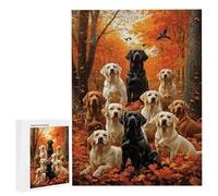 Puzzles 3000 Pieces for Adults jigsaw Puzzles for Adults 3000 Piece Puzzle Challenging & Brainteasing Educationa Game for The Whole for Women, Gifts for Men, jigsaw Puzzle Theme: (Forest Dog) h-714