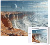 Puzzles 3000 Pieces for Adults jigsaw Puzzles for Adults 3000 Piece Pzzle Challenging & Brainteasing Educationa Game for The Whole Gifts for Men, jigsaw Pzzle Theme: Sky blue PjY744 L-X