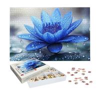 Puzzles 3000 Pieces for Adults, Lotus Jigsaw Puzzles for Adults 3000, Wooden Puzzle with Exquisite Packaging Box, Water Lily Jigsaws for Family Educational Games, Gifts for Women, Home Decor, -8436