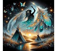 Puzzles 35 pieces for Adults jigsaw puzzles for adults 35 Piece Educational Challenge Puzzle for adults,Educational Games Decoration puzzle Indian Tribal Girl