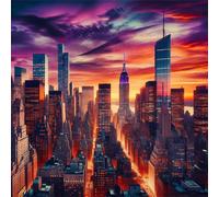 Puzzles 35 pieces for Adults jigsaw puzzles for adults 35 Piece Educational Challenge Puzzle for adults,Educational Games Decoration puzzle City Buildings Landscape