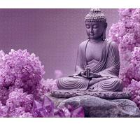 Puzzles 36 Pieces for Adults Jigsaw Puzzles for Adults 36 Piece Puzzlematte Educational Games Home Decoration Puzzlematte-Plant, Buddha, Educational Game Challenge Toy, Home Decoration Gift K-2