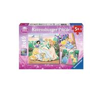 Puzzles 3x49 pieces Disney Princesses, From 5 years, Ravensburger