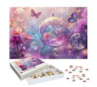 Puzzles 4000 Pieces for Adults, Bubbles Jigsaw Puzzles for Adults 4000, Wooden Puzzle with Exquisite Packaging Box, Butterfly Jigsaws for Family Educational Games, Gifts for Women, Home Decor, -7608