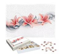 Puzzles 4000 Pieces for Adults, Flower Jigsaw Puzzles for Adults 4000, Wooden Puzzle with Exquisite Packaging Box, Lily Jigsaws for Family Educational Games, Gifts for Women/Men, Home Decor, -8186