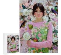 Puzzles 4000 Pieces for Adults jigsaw Puzzles for Adults 4000 Piece Jigsaw Challenging & Brainteasing Educationa Game for The Whole, jigsaw Puzle Theme: Woman Flower56 x 35 inches PjY142 E-0