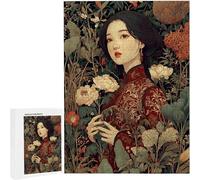 Puzzles 4000 Pieces for Adults jigsaw Puzzles for Adults 4000 Piece Jigsaw Challenging & Brainteasing Educationa Game for The Whole, jigsaw Puzle Theme: Flower Woman56 x 35 inches PjY10654 9-O