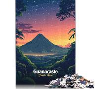 Puzzles 500 Piece Jigsaw Guanacaste Costa Rica Sunset Puzzle for Adults And Teenagers Gifts Woodenboard Jigsaw Puzzles Educational Toys Family Games 500pcs (52x38cm)