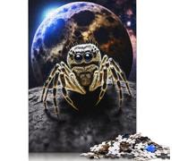 Puzzles 500 Piece Jigsaw Spider In Space Puzzle for Adults And Teenagers Gifts Woodenboard Jigsaw Puzzles Educational Toys Family Games 500pcs (52x38cm)