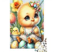Puzzles 500 Pieces Cute Chick Jigsaw Puzzle Adults Puzzles Difficulty Puzzles Puzzle Education Games Toys Family Decoration 500pcs (52x38cm)