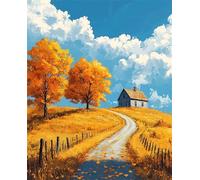 Puzzles 500 Pieces for Adults, 500 Piece Jigsaw puzzles for adults Classic Educational Games Beautiful Decoration Puzzle-Autumn Grasslands