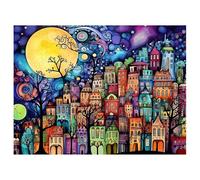 Puzzles 500 Pieces for Adults, Colorful City Jigsaw Puzzle for Adult, Challenging & Brainteasing puzzle Games, jigsaw puzzles for adults 500 for Home Decor Gifts 20.5 x 15 inch