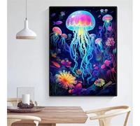 Puzzles 500 Pieces for Adults Colourful Jigsaw puzzles for adults, 500 Piece Challenging & Brainteasing Jigsaws Beautiful Decoration Puzzle, Theme:Sea Jellyfish