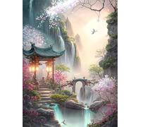 Puzzles 500 Pieces for Adults Colourful Jigsaw puzzles for adults, 500 Piece Challenging & Brainteasing Jigsaws Beautiful Decoration Puzzle, Theme:Traditional Architecture