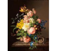 Puzzles 500 Pieces for Adults Colourful Jigsaw puzzles for adults, 500 Piece Challenging & Brainteasing Jigsaws Beautiful Decoration Puzzle, Theme:Retro Classical Flower
